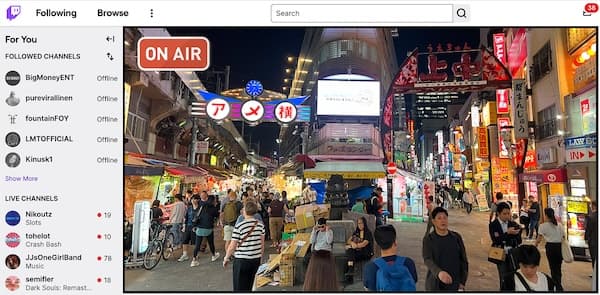 IRL streaming