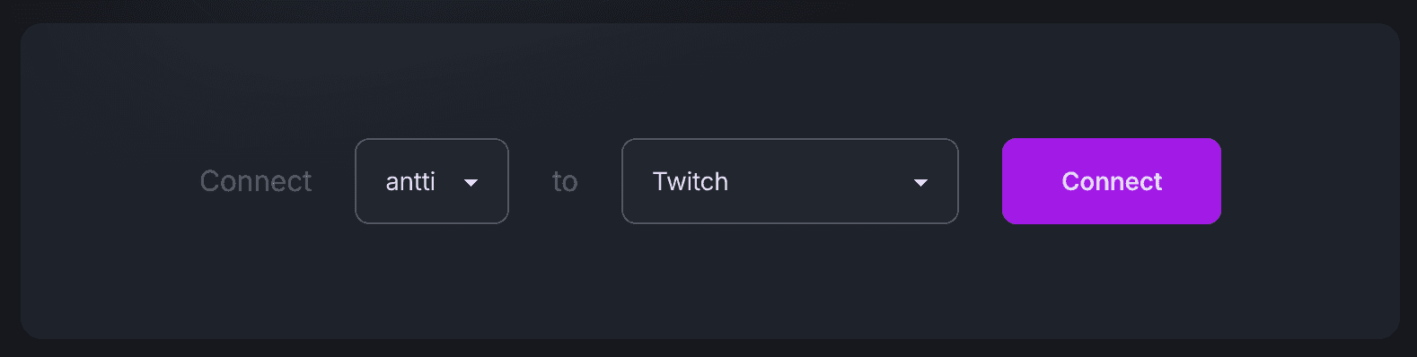 Output destinations dashboard