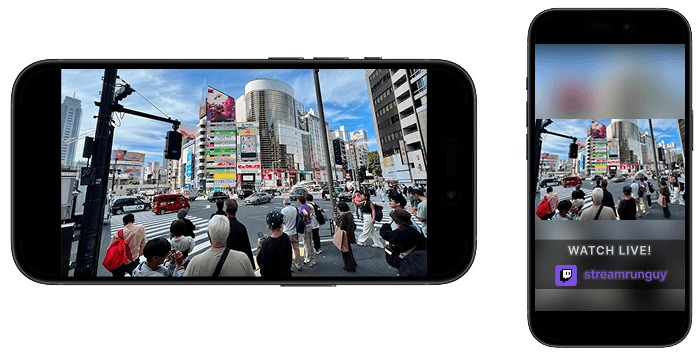 Vertical frame example