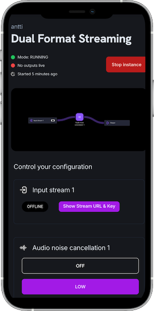 Streamrun Remote control