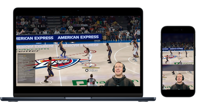 Vertical frame facecam extraction