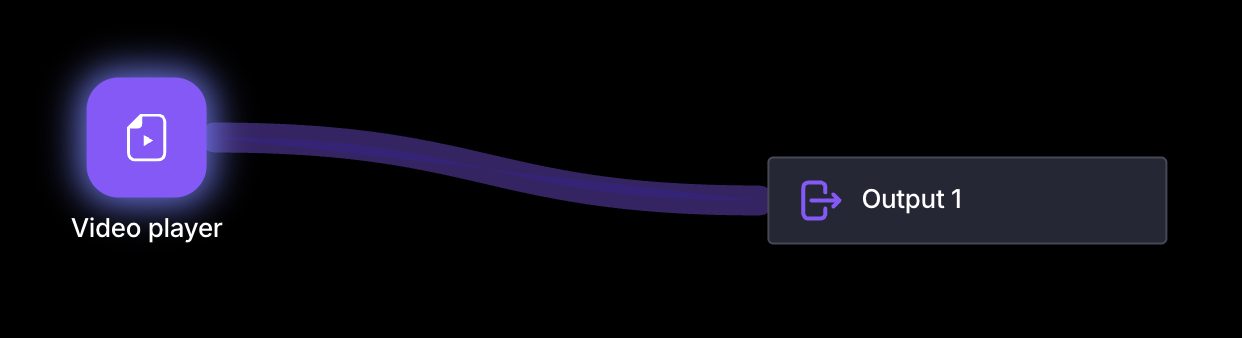 Upload and stream with video player element